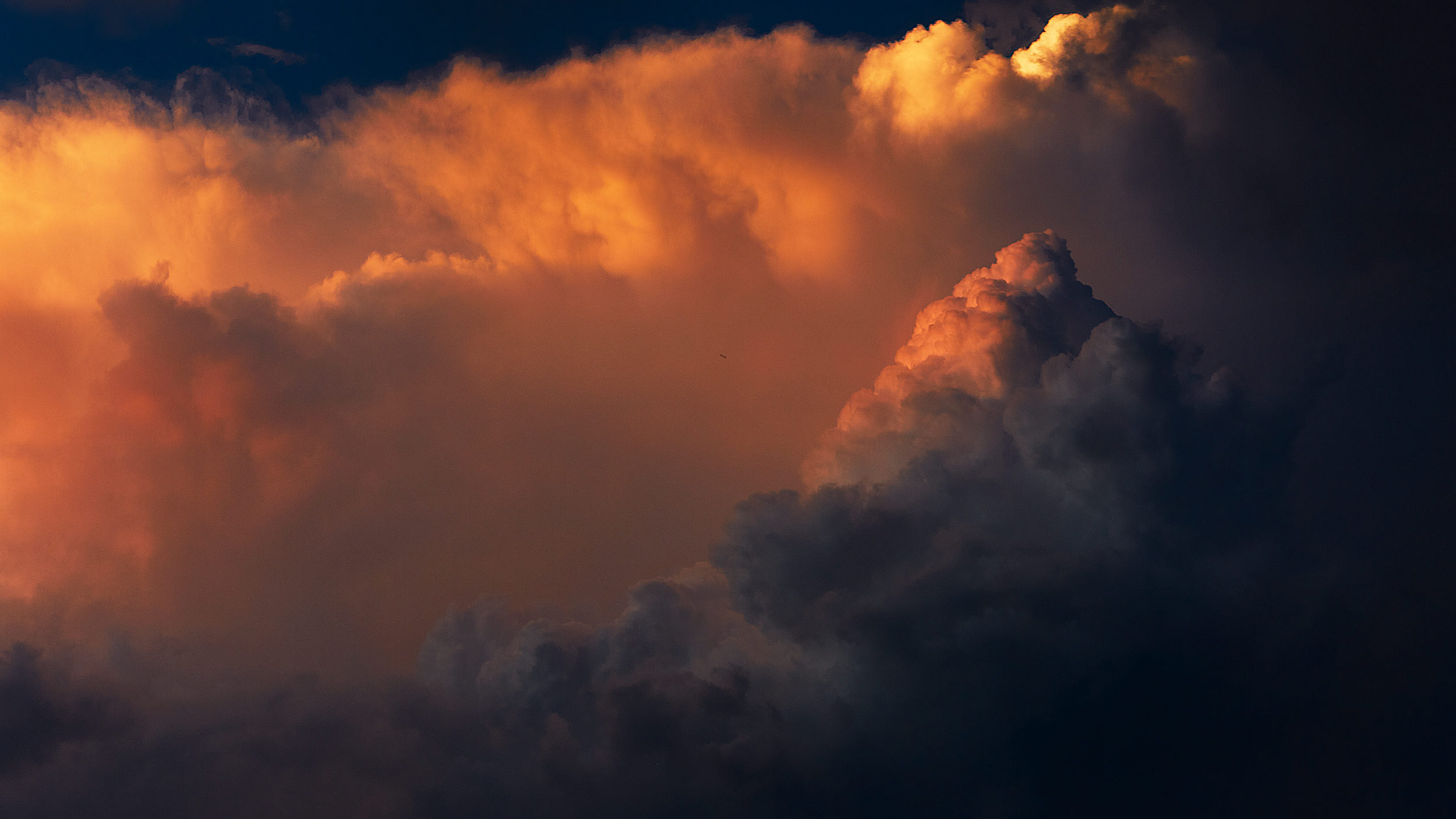 Storm Clouds At Sunset